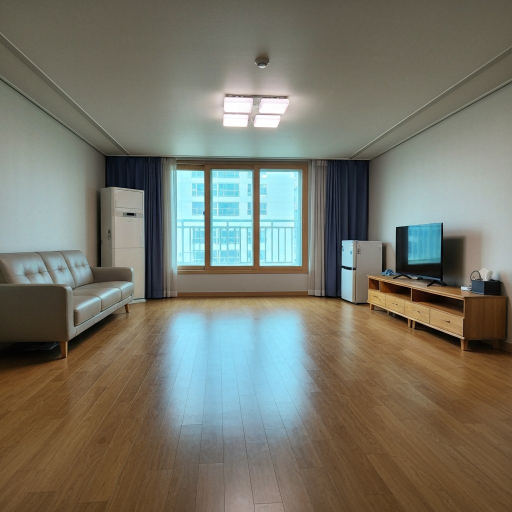 거실 청소 청소 후